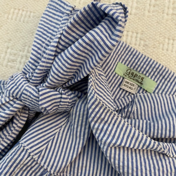 Gypsy one size fits all seersucker wrap skirt - Picture 2 of 3